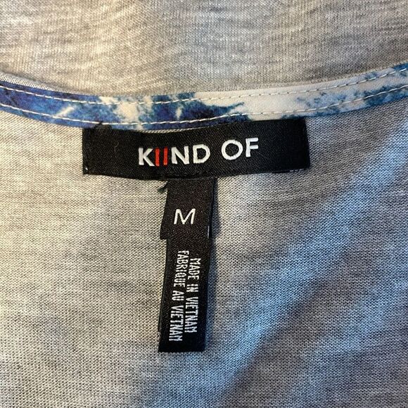 KIIND OF Dress Tie Dye Asymmetrical M - Picture 6 of 8